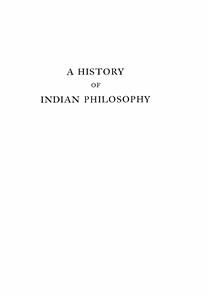 A History of Indian Philosophy